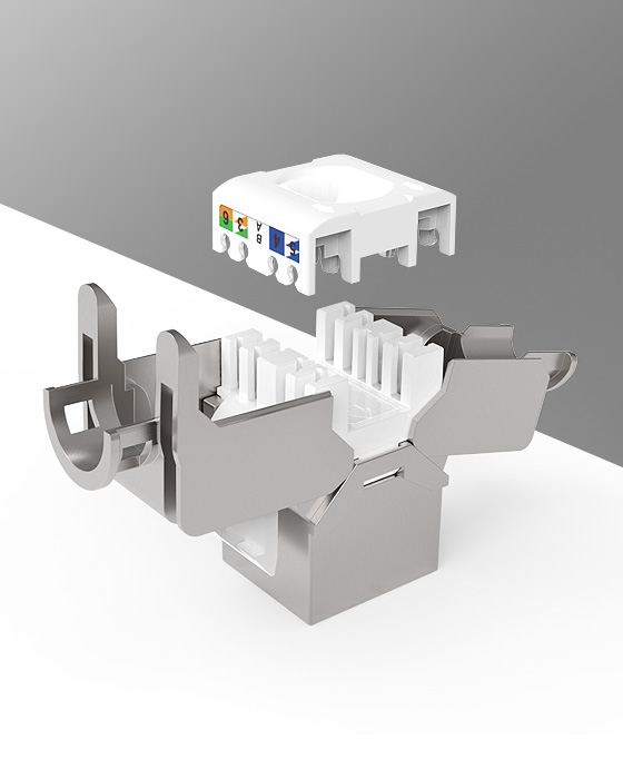 鋅合金-屏蔽免打網(wǎng)絡(luò)模塊