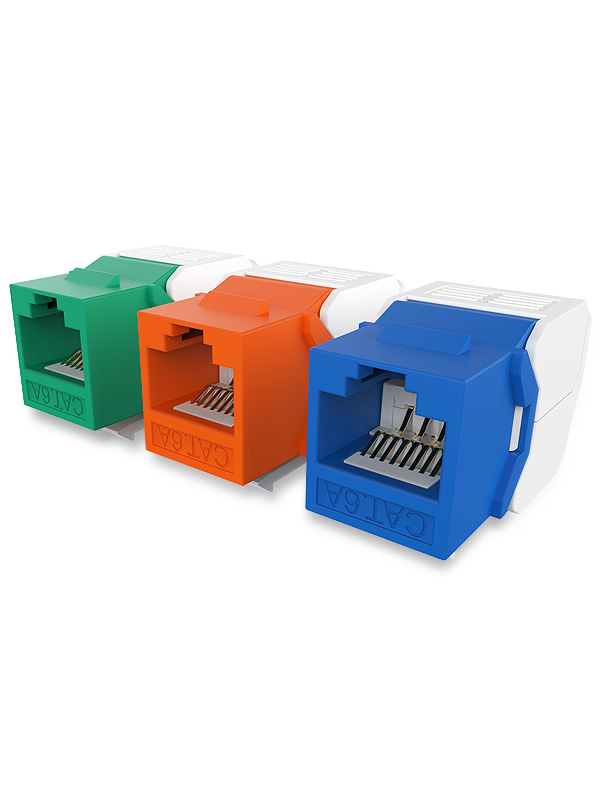 CAT6A Tool-less Keystone Jack