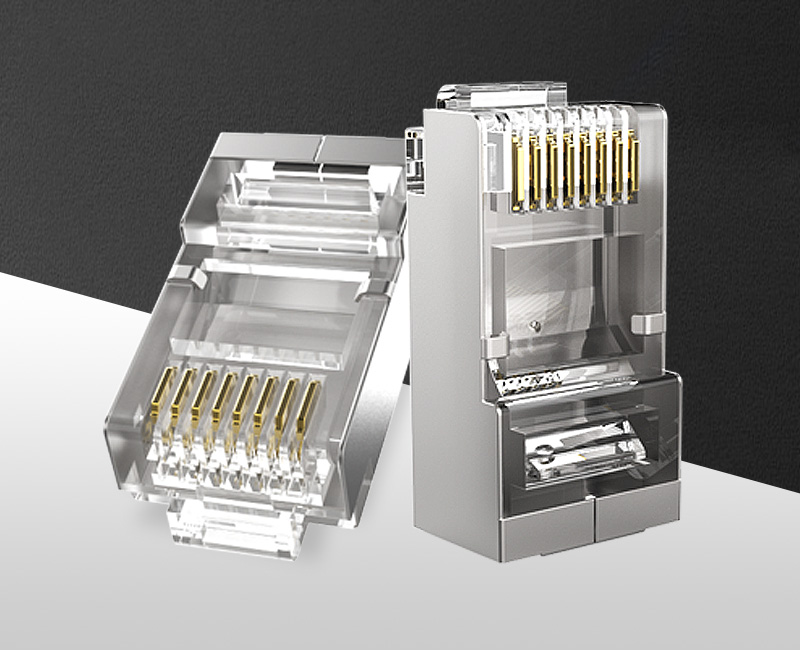 Enmane-Shielded Network RJ Connector, Computer Network Cable RJ connector