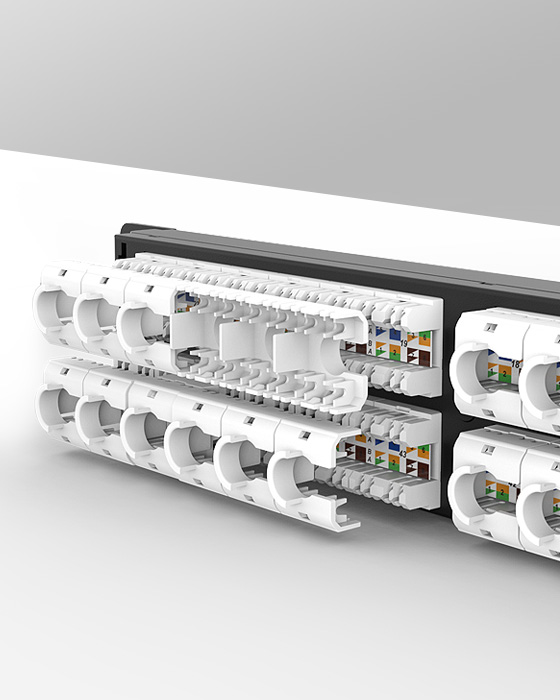 1U 48 Ports Network Patch Panel