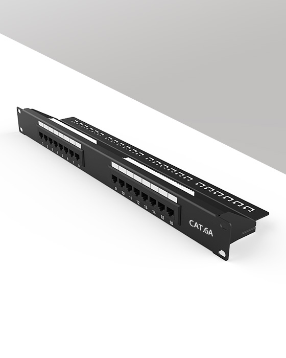 1U 16 Ports Network Patch Panel