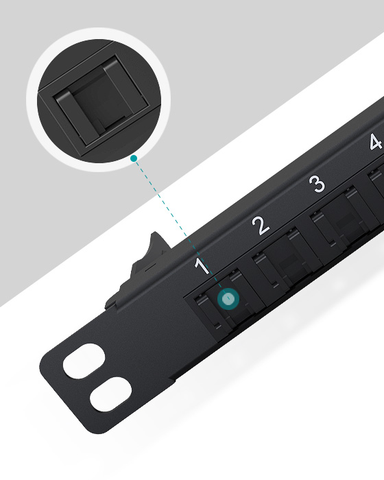 0.5U24口-超薄網(wǎng)絡(luò)配線架