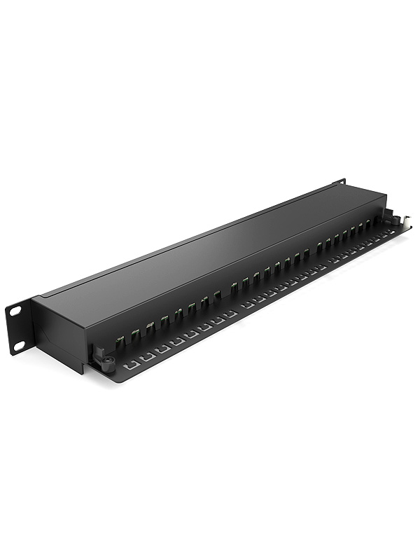 1U 24 Ports Network Patch Panel