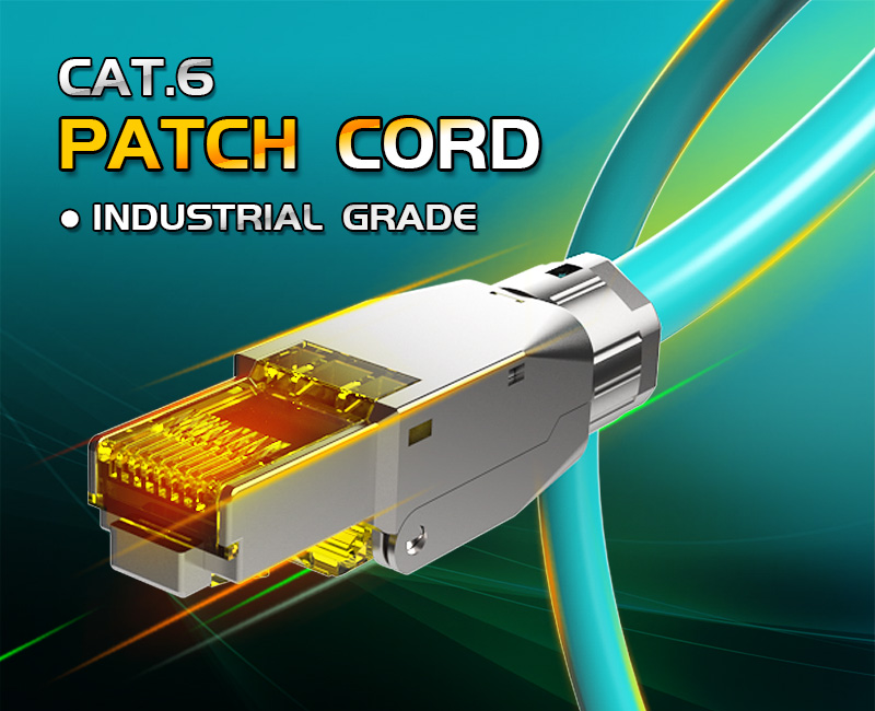 Enmane-Professional Industrial Grade CAT.6 Patch Cord, Game Fever Cable