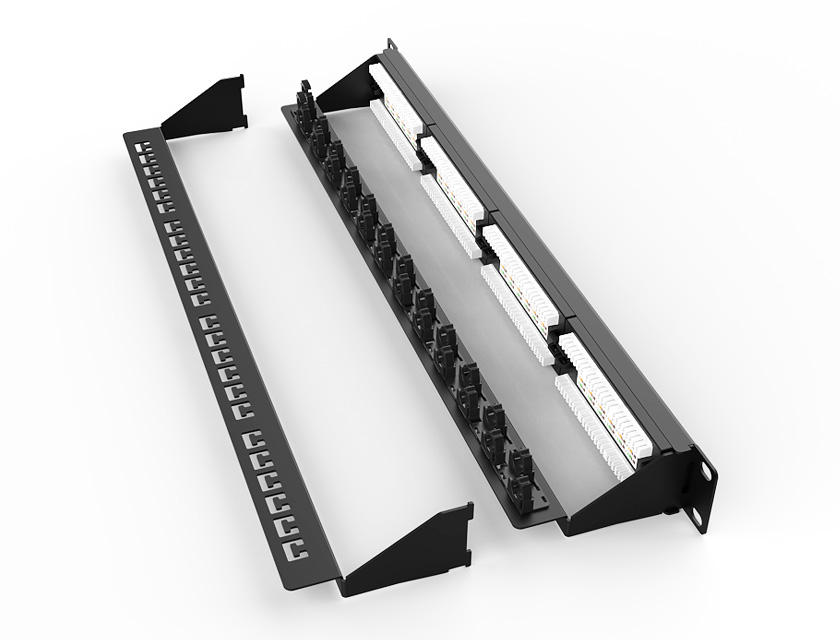 1U24口-非屏蔽網(wǎng)絡(luò)配線架詳解！