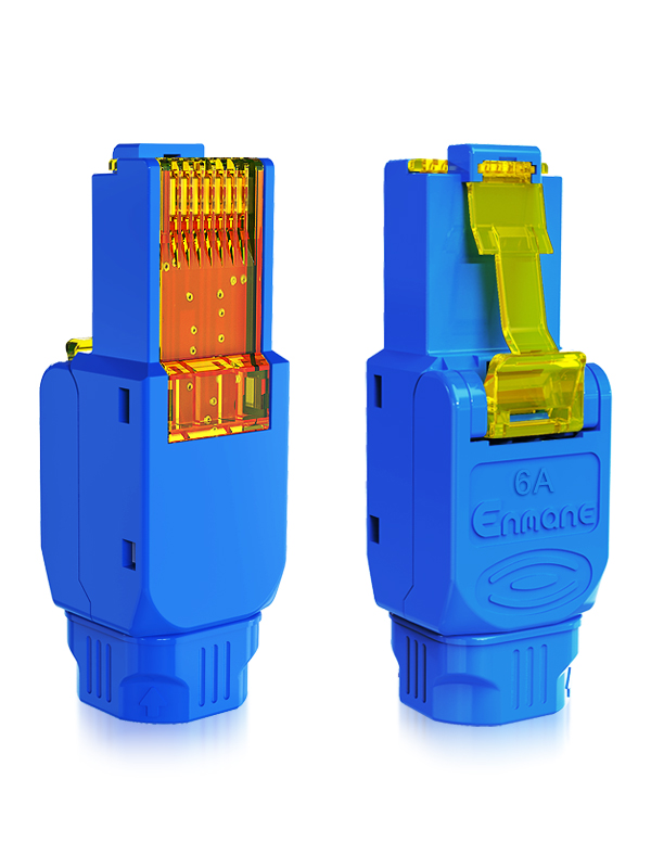 超短免打水晶頭