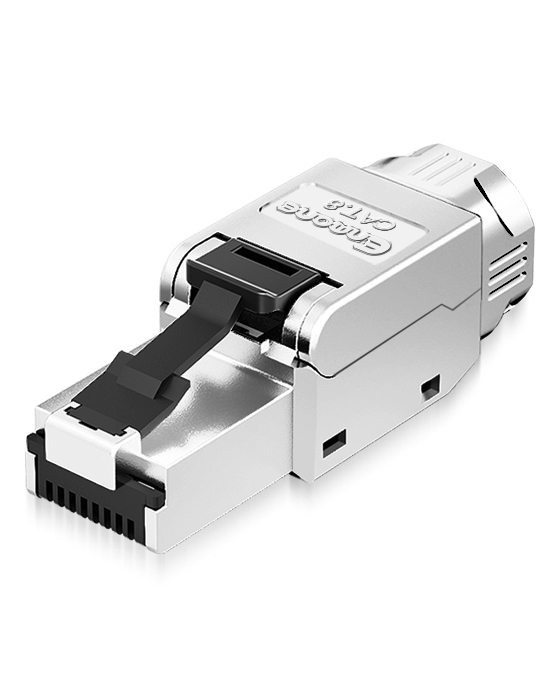 超短屏蔽免打水晶頭