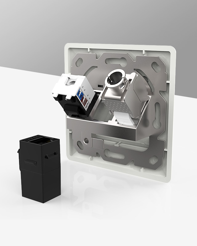 網絡面板,電腦插座