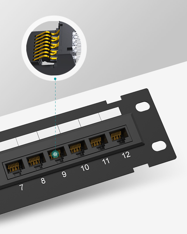 1U12口-網(wǎng)絡(luò)配線架