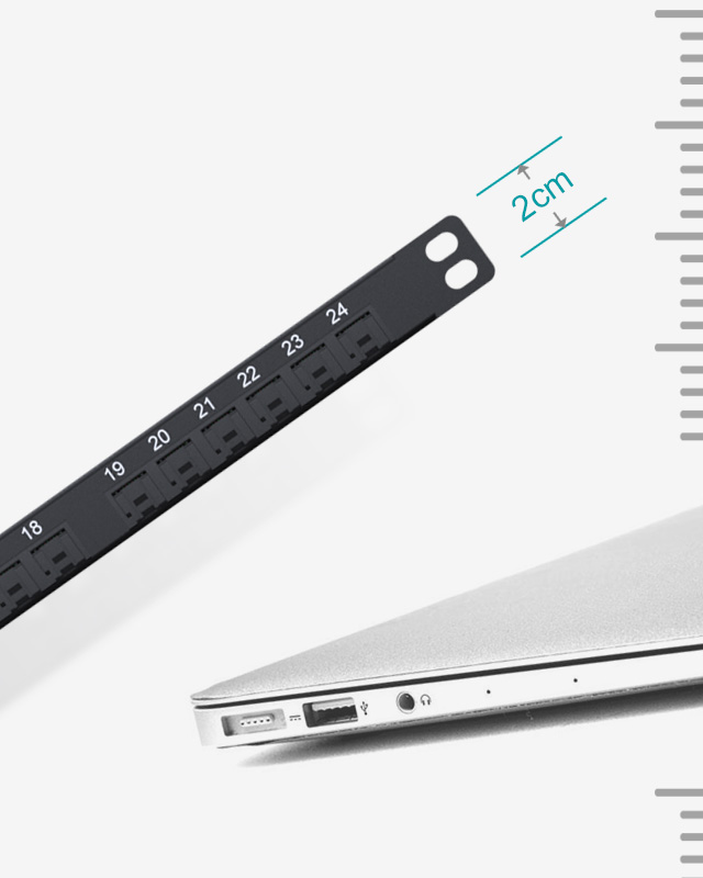 0.5U24口-超薄網(wǎng)絡(luò)配線架