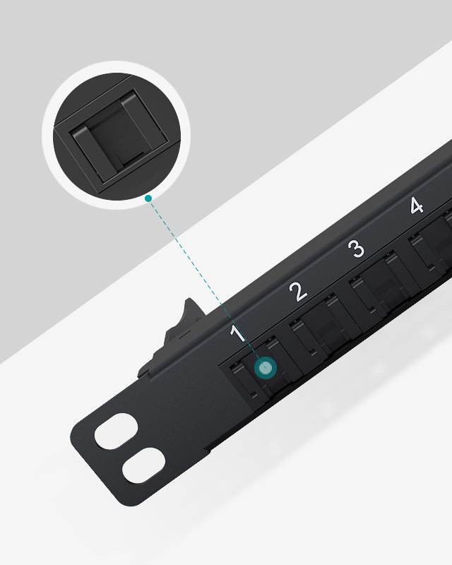 0.5U24口-超薄網(wǎng)絡(luò)配線架