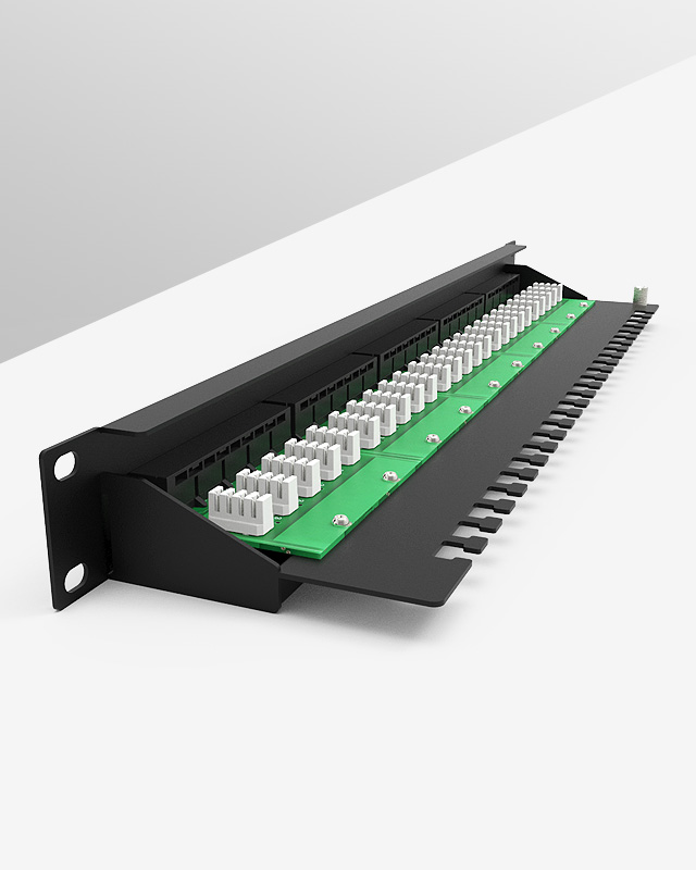 1U25 口電話語(yǔ)音配線架 