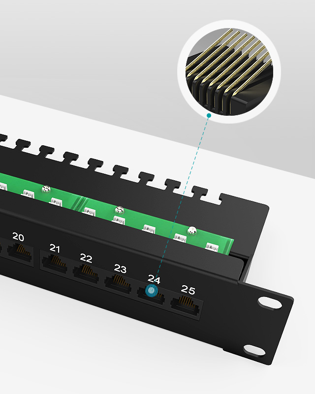 1U25 口電話語(yǔ)音配線架 