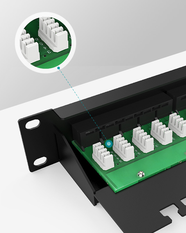 1U25 口電話語(yǔ)音配線架 