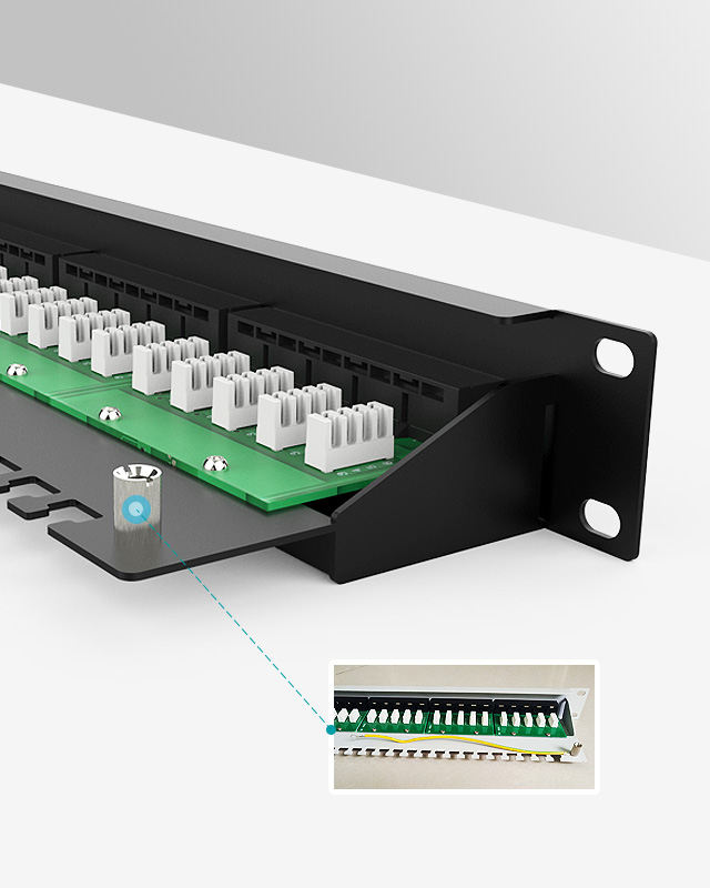 1U25 口電話語(yǔ)音配線架 