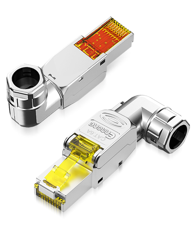 八類鋅合金免打水晶頭